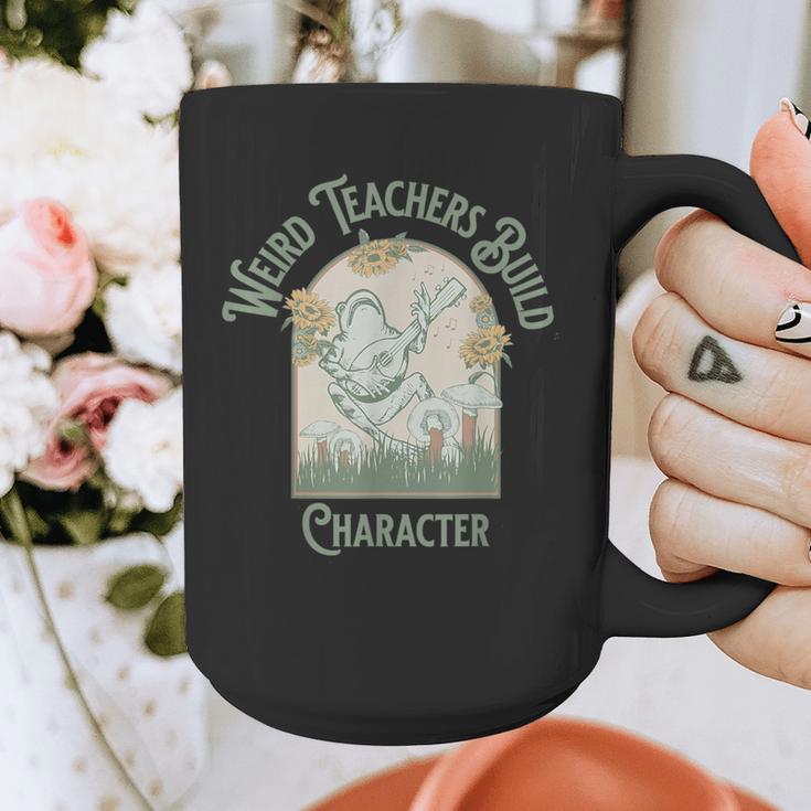 Weird Teachers Build Character- Teacher's Day Graphic Print Coffee Mug, funny design Weird Teachers Build Character- Teacher's Day Graphic Print Coffee Mug, funny design