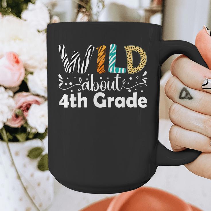 Wild About 4th Grade First Day Of School Teacher Student Graphic Print Coffee Mug, First Grade Teacher Gifts, 4th Grade Teacher Gifts, funny design Wild About 4th Grade First Day Of School Teacher Student Graphic Print Coffee Mug, First Grade Teacher Gifts, 4th Grade Teacher Gifts, funny design