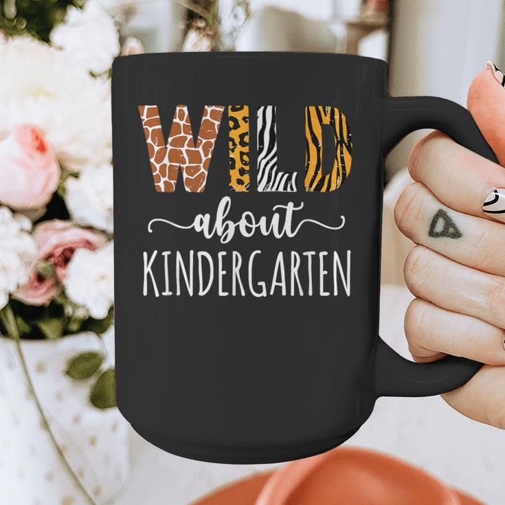 Wild About Kindergarten Teacher Leopard Print Graphic Print Coffee Mug, funny design Wild About Kindergarten Teacher Leopard Print Graphic Print Coffee Mug, funny design