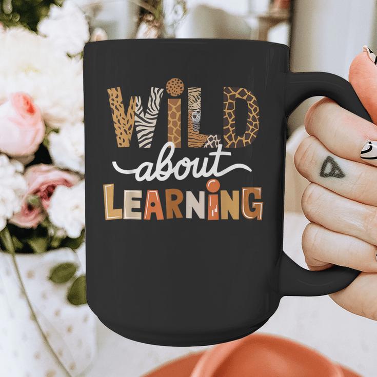 Wild About Learning Back To School First Day Teacher Student Graphic Print Coffee Mug, funny design Wild About Learning Back To School First Day Teacher Student Graphic Print Coffee Mug, funny design
