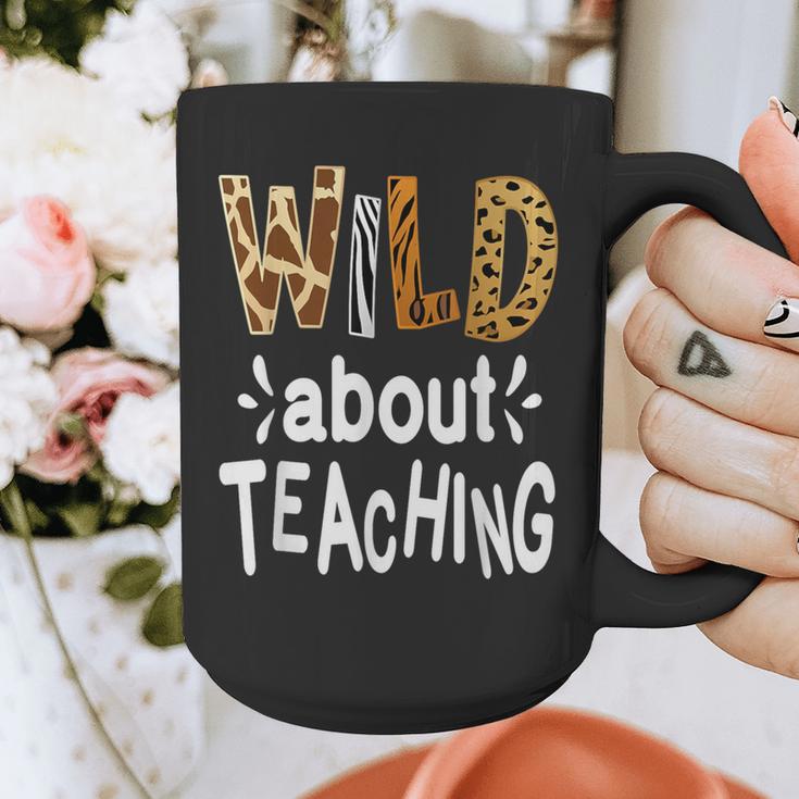 Wild About Teaching Teacher Student First Day Of School Graphic Print Coffee Mug, funny design Wild About Teaching Teacher Student First Day Of School Graphic Print Coffee Mug, funny design