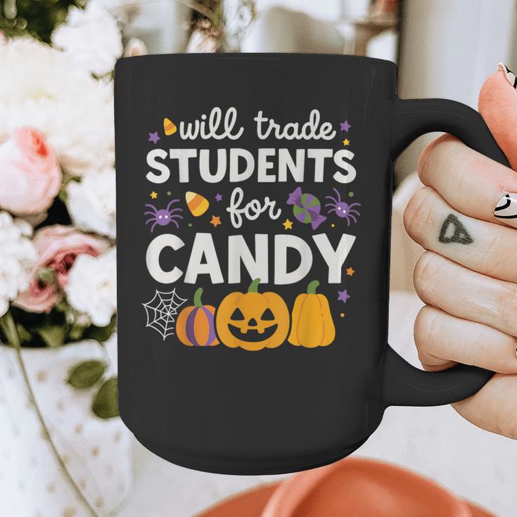 Will Trade Students For Candy Teacher Cute Halloween Graphic Print Coffee Mug, funny design Will Trade Students For Candy Teacher Cute Halloween Graphic Print Coffee Mug, funny design