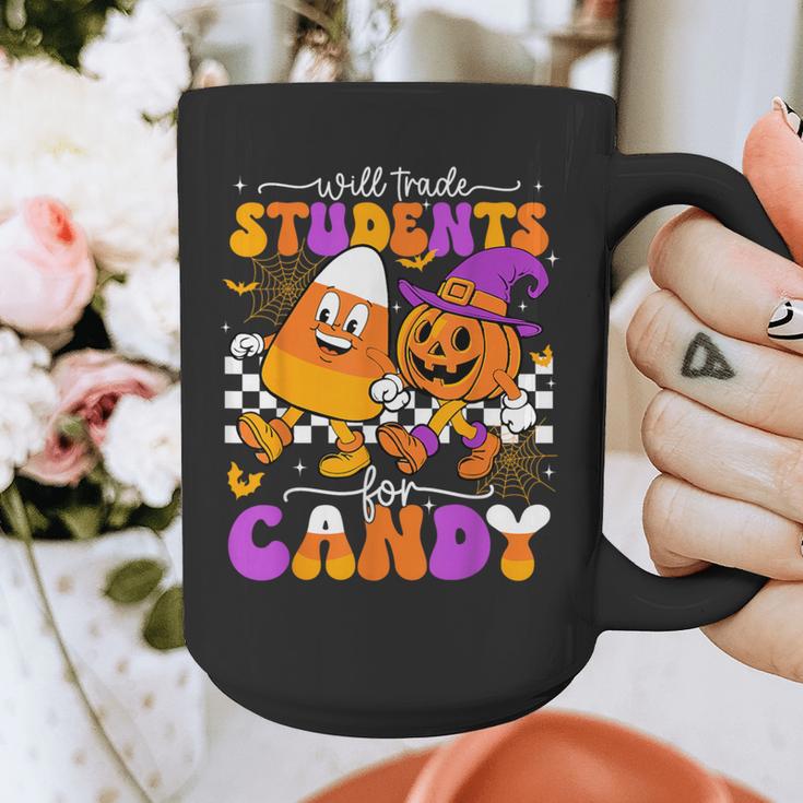 Will Trade Students For Candy Teacher Halloween Graphic Print Coffee Mug, funny design Will Trade Students For Candy Teacher Halloween Graphic Print Coffee Mug, funny design