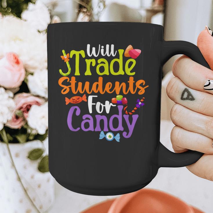 Will Trade Students For Candy Teacher Halloween Costume Graphic Print Coffee Mug, funny design Will Trade Students For Candy Teacher Halloween Costume Graphic Print Coffee Mug, funny design