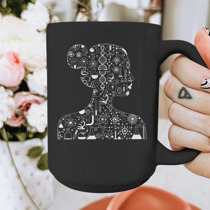 Women In Science Scientific Teacher Appreciation Chemistry Graphic Print Coffee Mug, Science Teacher Gifts, funny design