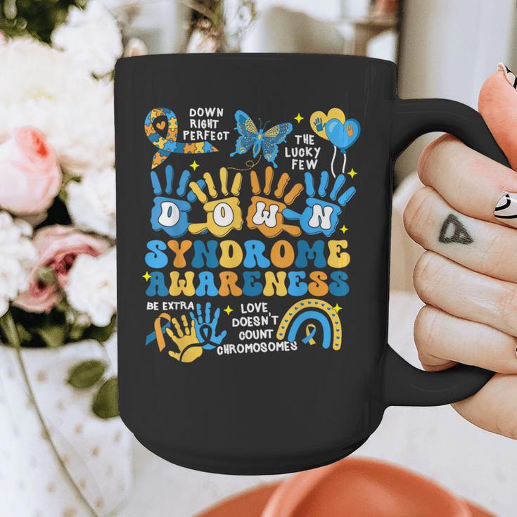 World Down Syndrome Day Awareness T21 Teacher Women Men Kids Graphic Print Coffee Mug, funny design