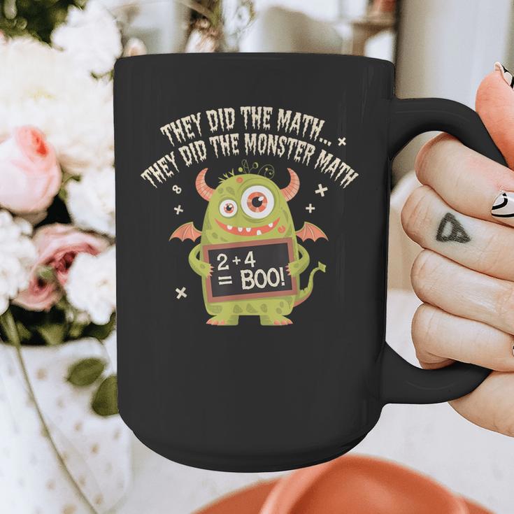 They Did The Math They Did The Monster Math Teacher Student Graphic Print Coffee Mug, funny design They Did The Math They Did The Monster Math Teacher Student Graphic Print Coffee Mug, funny design