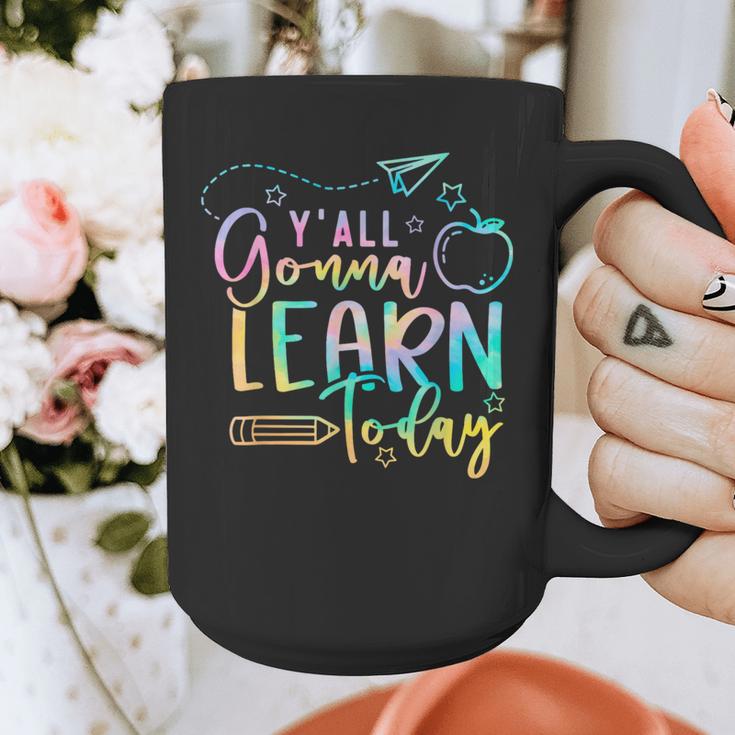 Y'All Gonna Learn Today Back To School Teacher Kids Graphic Print Coffee Mug, funny design Y'All Gonna Learn Today Back To School Teacher Kids Graphic Print Coffee Mug, funny design
