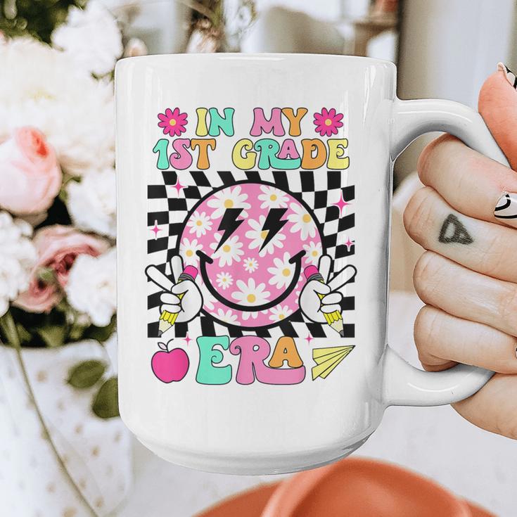 In My 1st Grade Era Smile Face Back To School Teacher Kid Graphic Print Coffee Mug, funny design In My 1st Grade Era Smile Face Back To School Teacher Kid Graphic Print Coffee Mug, funny design