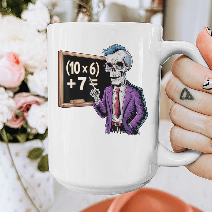 67 Math Teacher Meme Brainrot Six Seven Halloween Equation Graphic Print Coffee Mug, funny design