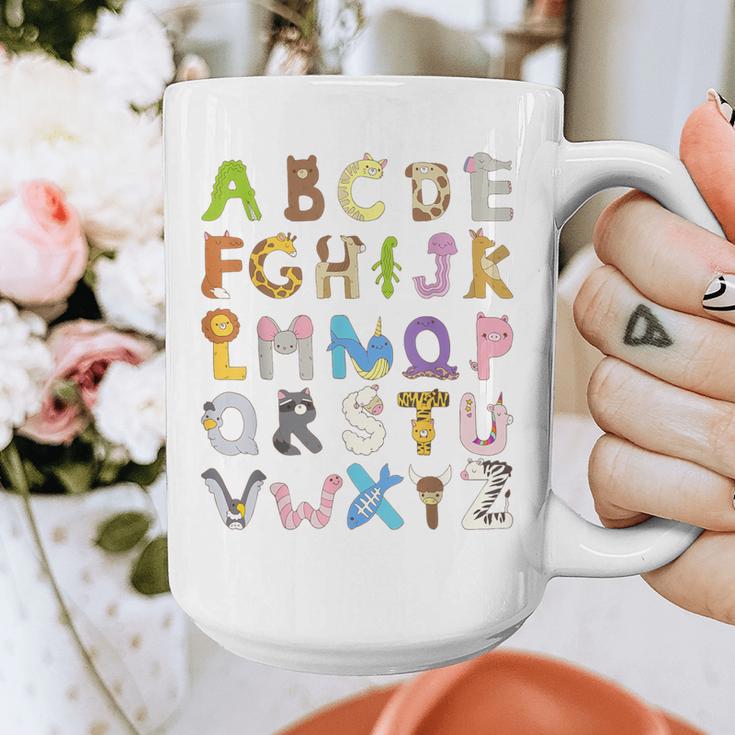ABC Animals Alphabet Graphic Boys Girls Kindergarten Teacher Graphic Print Coffee Mug, funny design ABC Animals Alphabet Graphic Boys Girls Kindergarten Teacher Graphic Print Coffee Mug, funny design