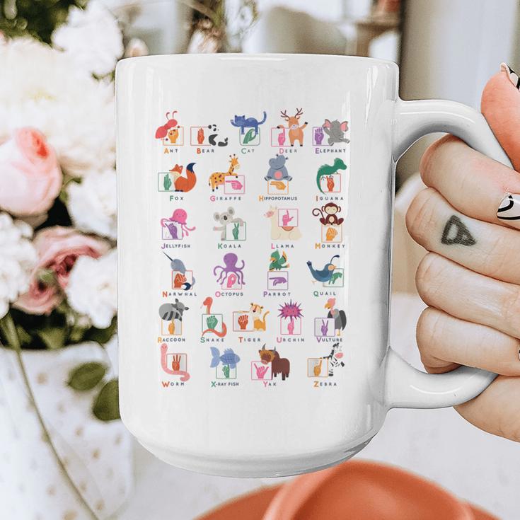 American Sign Language For Teachers ASL Alphabet Graphic Print Coffee Mug, funny design American Sign Language For Teachers ASL Alphabet Graphic Print Coffee Mug, funny design