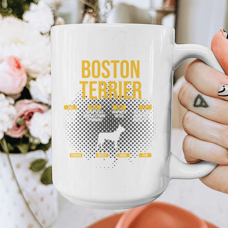 Anatomy Of Boston Terrier Dog Lover Graphic Print Coffee Mug, funny design