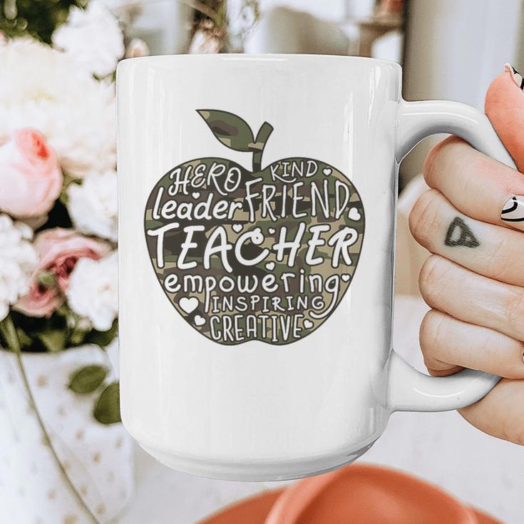 Apple Camoflauge Clothing Camo Student Teacher Cute School Graphic Print Coffee Mug, funny design Apple Camoflauge Clothing Camo Student Teacher Cute School Graphic Print Coffee Mug, funny design