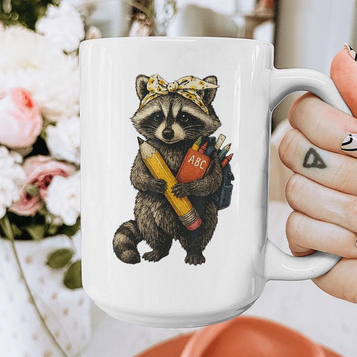 Back To School Raccoon Teachers Student Kids Graphic Print Coffee Mug, funny design Back To School Raccoon Teachers Student Kids Graphic Print Coffee Mug, funny design