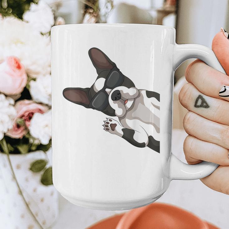 Boston Terrier Bostie Dog Kids Men Graphic Print Coffee Mug, funny design