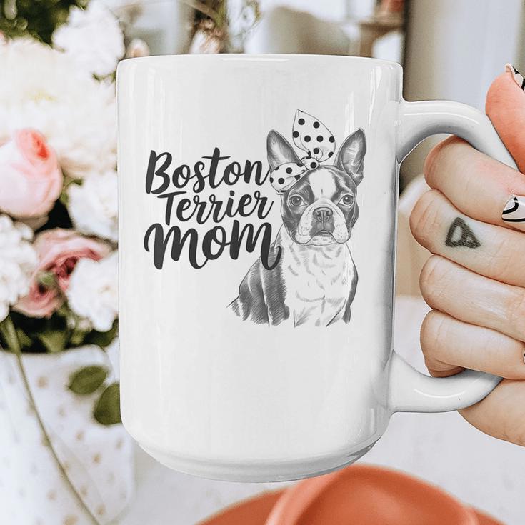 Boston Terrier Dog Bostie Mom Idea For Women Graphic Print Coffee Mug, Couple Gifts, Mom Gifts, Boston Terrier Mom Gifts, funny design