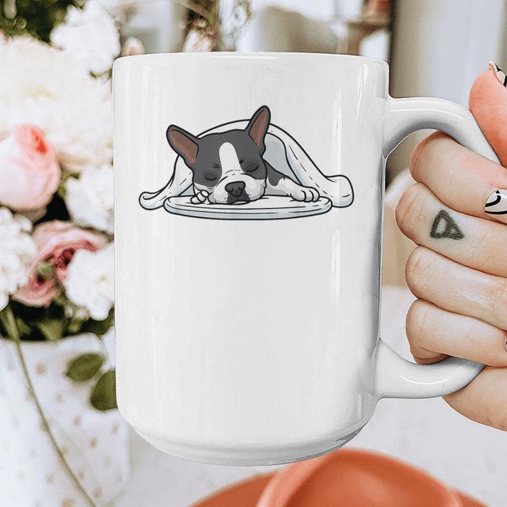Boston Terrier Dog Official Sleeping Men Women Girls Kids Graphic Print Coffee Mug, funny design