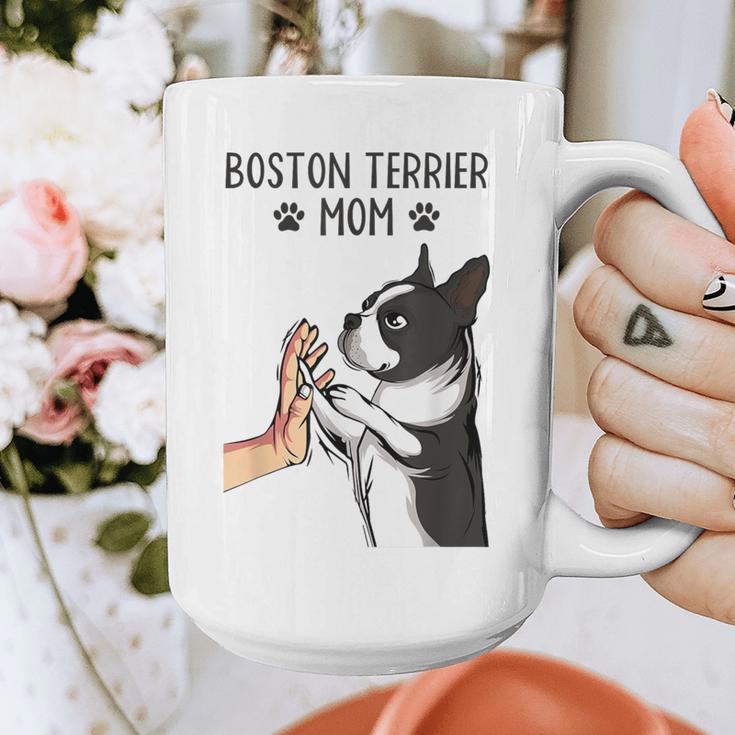 Boston Terrier Mom Dogs Mum Woman Graphic Print Coffee Mug, Couple Gifts, Mom Gifts, Boston Terrier Mom Gifts, funny design