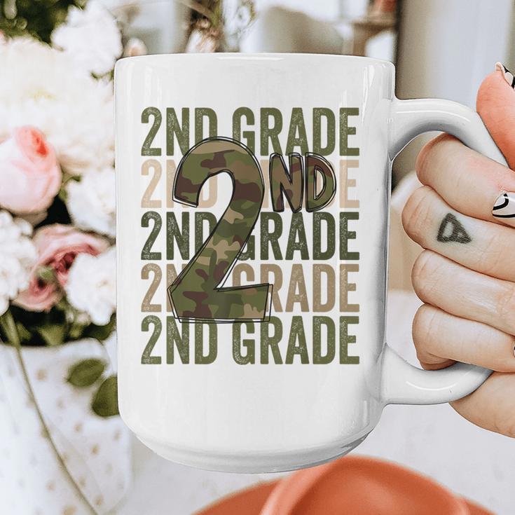 Camo Team 2nd Grade Squad Back To School Teacher Kids Boys Graphic Print Coffee Mug, 2nd Grade Teacher Gifts, funny design Camo Team 2nd Grade Squad Back To School Teacher Kids Boys Graphic Print Coffee Mug, 2nd Grade Teacher Gifts, funny design