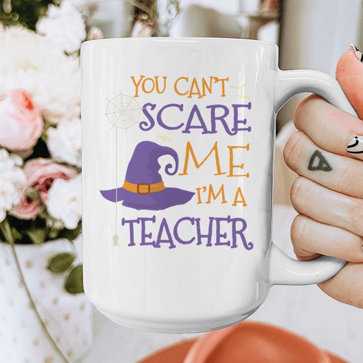You Can't Scare Me I'm A Teacher Graphic Print Coffee Mug, funny design You Can't Scare Me I'm A Teacher Graphic Print Coffee Mug, funny design
