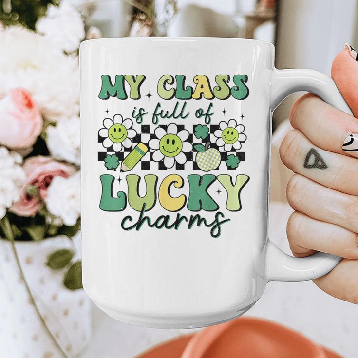 My Class Is Full Of Lucky Charms St Patricks Day Teacher Graphic Print Coffee Mug, funny design My Class Is Full Of Lucky Charms St Patricks Day Teacher Graphic Print Coffee Mug, funny design