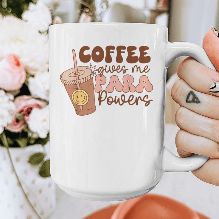 Coffee Gives Me Para Powers Parapro Teacher Squad Graphic Print Coffee Mug, funny design Coffee Gives Me Para Powers Parapro Teacher Squad Graphic Print Coffee Mug, funny design