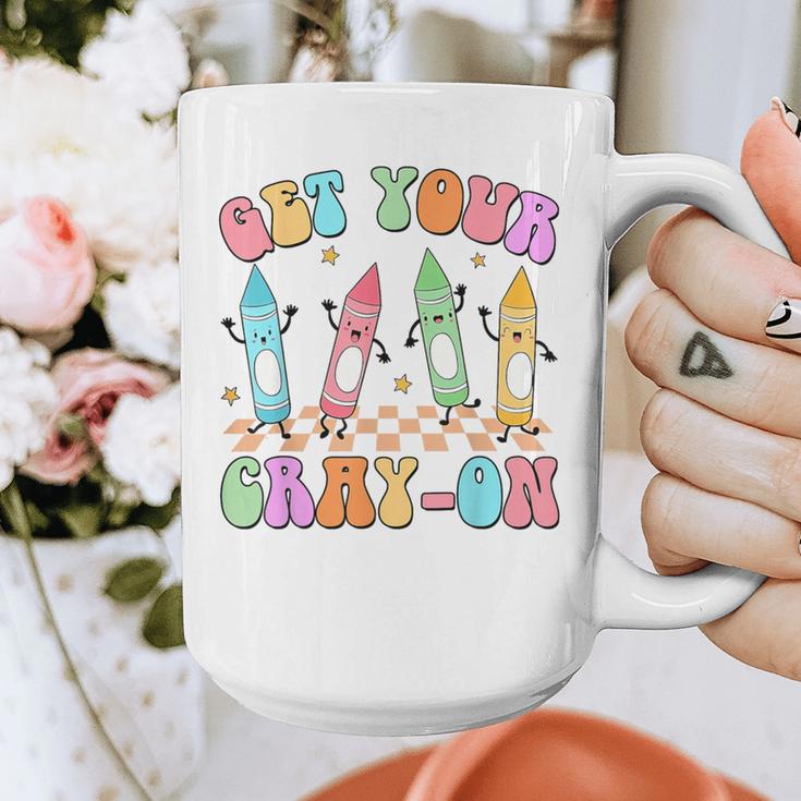 Get Your Cray-On Preschool Teacher Kindergarten Teacher Graphic Print Coffee Mug, funny design Get Your Cray-On Preschool Teacher Kindergarten Teacher Graphic Print Coffee Mug, funny design