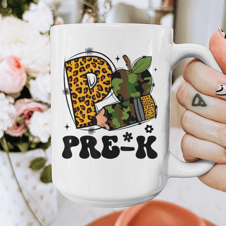 Cute Camo Pre K Back To School Teacher Kid Preschool Graphic Print Coffee Mug, funny design Cute Camo Pre K Back To School Teacher Kid Preschool Graphic Print Coffee Mug, funny design