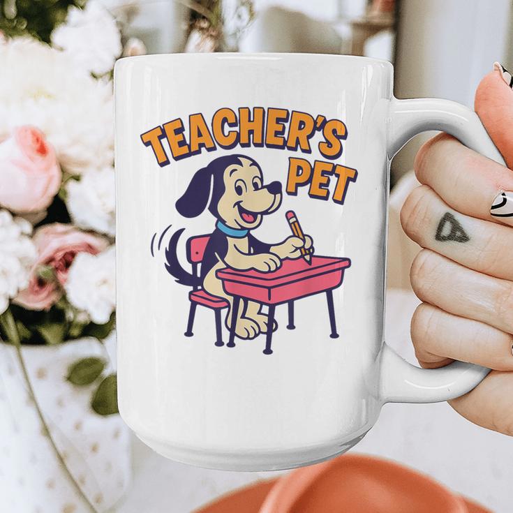 Cute Elementary School Student Dog Teacher's Pet Graphic Print Coffee Mug, funny design Cute Elementary School Student Dog Teacher's Pet Graphic Print Coffee Mug, funny design