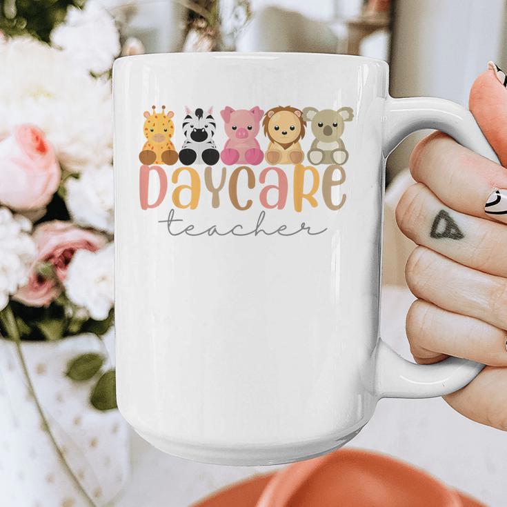 Daycare Teacher Animals Daycare Provider Back To School Graphic Print Coffee Mug, funny design Daycare Teacher Animals Daycare Provider Back To School Graphic Print Coffee Mug, funny design