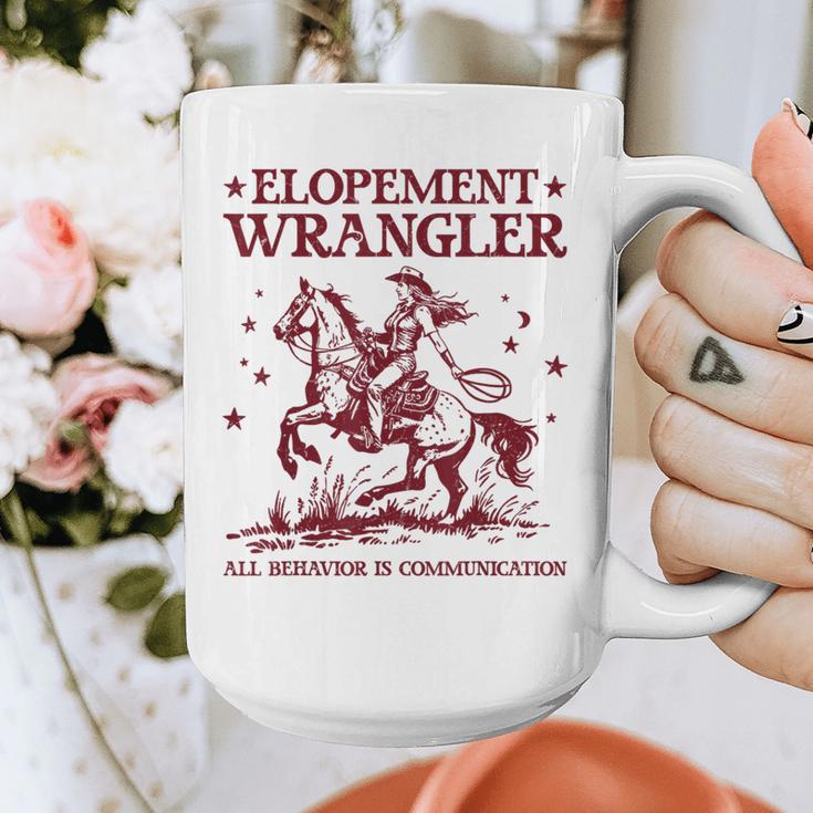 Elopement Wrangler Teacher ABA Behavior Support Cowboy Graphic Print Coffee Mug, funny design Elopement Wrangler Teacher ABA Behavior Support Cowboy Graphic Print Coffee Mug, funny design