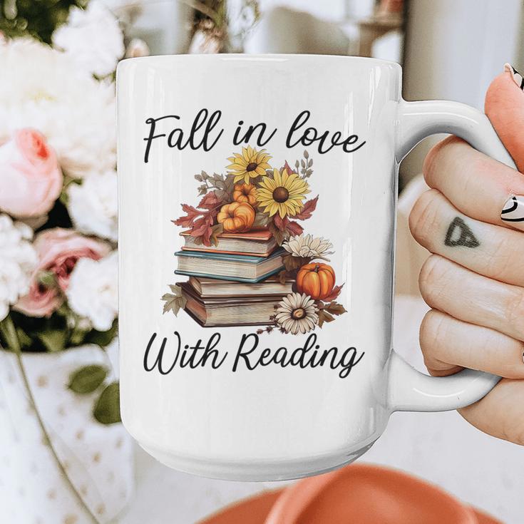 Fall In Love With Reading Book Autumn Teachers Pumpkins Graphic Print Coffee Mug, funny design Fall In Love With Reading Book Autumn Teachers Pumpkins Graphic Print Coffee Mug, funny design