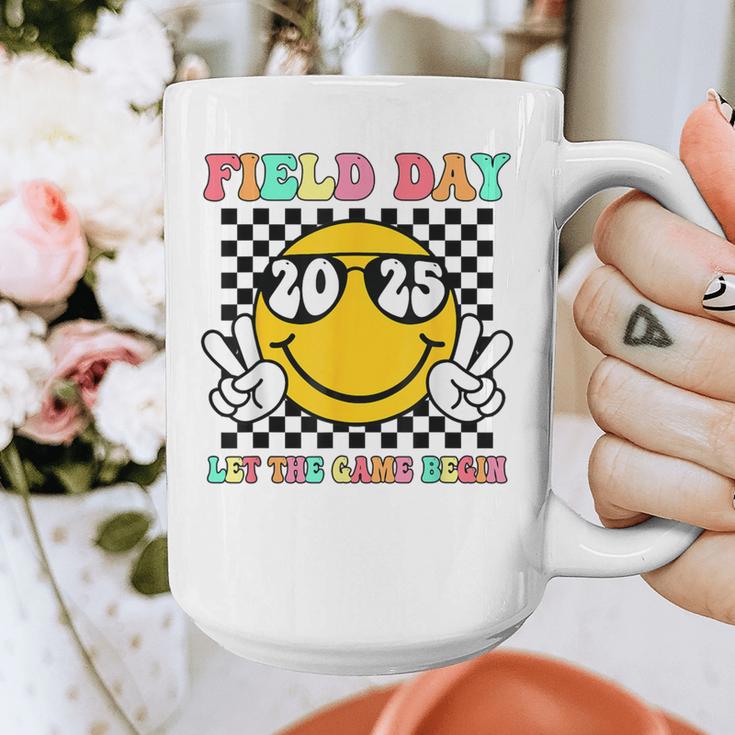 Field Day 2025 Let The Games Begin Yellow Team Teachers Kids Graphic Print Coffee Mug, funny design Field Day 2025 Let The Games Begin Yellow Team Teachers Kids Graphic Print Coffee Mug, funny design