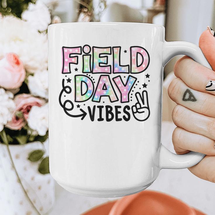 Field Day Vibes For Teacher Kids Happy Field Day 2025 Graphic Print Coffee Mug, funny design