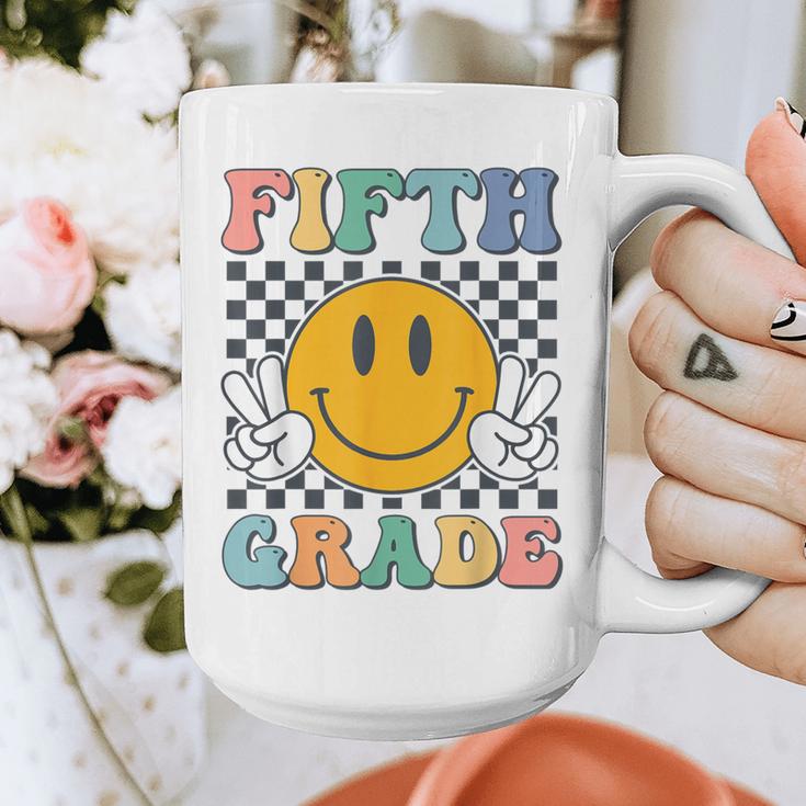 Fifth Grade Team Teachers Boys Girls Retro Smile 5th Grade Graphic Print Coffee Mug, funny design Fifth Grade Team Teachers Boys Girls Retro Smile 5th Grade Graphic Print Coffee Mug, funny design