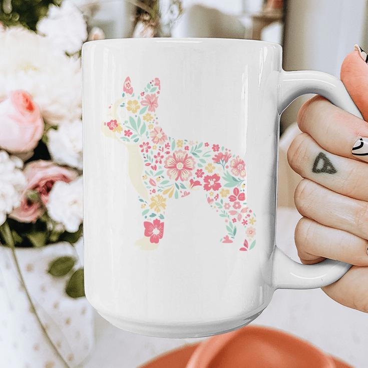 Floral FLower Boston Terrier Mom Grandma Graphic Print Coffee Mug, Couple Gifts, Mom Gifts, Boston Terrier Mom Gifts, funny design
