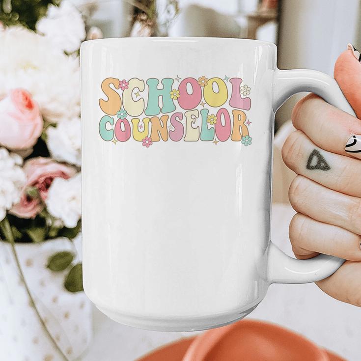 Groovy School Counselor Back To School Teacher Counseling Graphic Print Coffee Mug, Groovy Teacher Gifts, funny design Groovy School Counselor Back To School Teacher Counseling Graphic Print Coffee Mug, Groovy Teacher Gifts, funny design