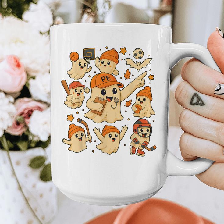 Halloween PE Teacher Costume Ghost Physical Education Graphic Print Coffee Mug, Pe Teacher Gifts, funny design Halloween PE Teacher Costume Ghost Physical Education Graphic Print Coffee Mug, Pe Teacher Gifts, funny design