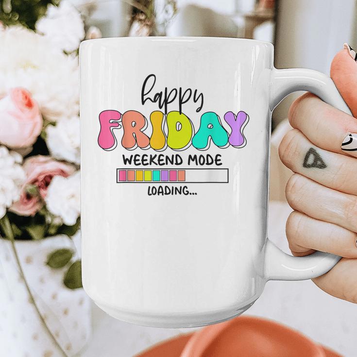 Happy Friyay Teacher School Friday Weekend Vibes Graphic Print Coffee Mug, funny design Happy Friyay Teacher School Friday Weekend Vibes Graphic Print Coffee Mug, funny design