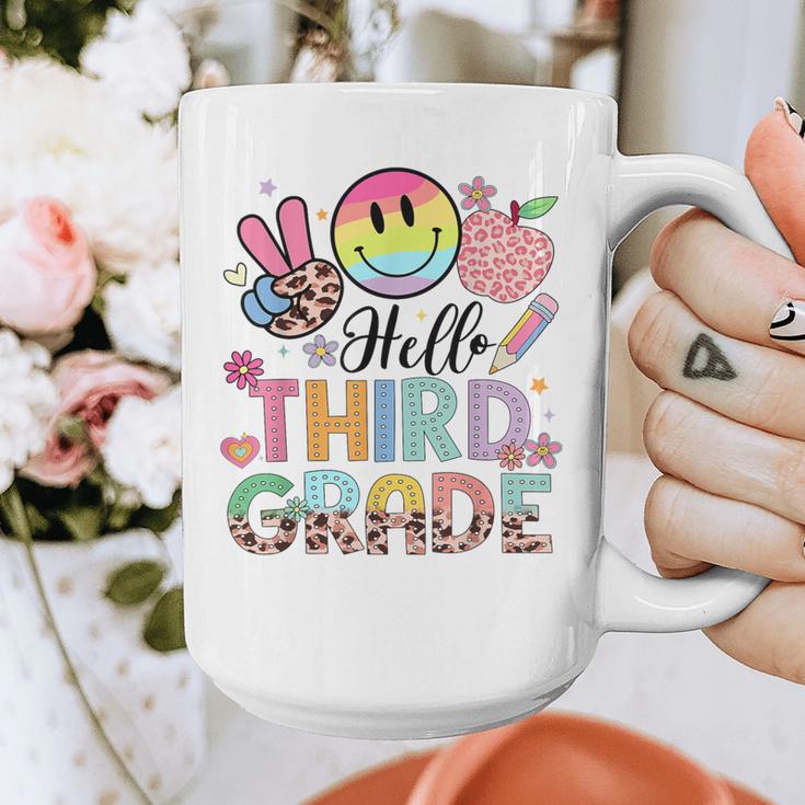 Hello 3rd Grade Boy Girl Teacher Back To School 3rd Grade Graphic Print Coffee Mug, funny design Hello 3rd Grade Boy Girl Teacher Back To School 3rd Grade Graphic Print Coffee Mug, funny design