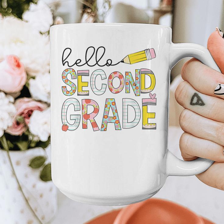 Hello Second Grade Team 2nd Grade Back To School Teacher Kid Graphic Print Coffee Mug, 2nd Grade Teacher Gifts, funny design Hello Second Grade Team 2nd Grade Back To School Teacher Kid Graphic Print Coffee Mug, 2nd Grade Teacher Gifts, funny design