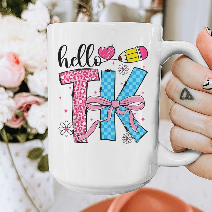 Hello TK Transitional Kindergarten Back To School Teacher Graphic Print Coffee Mug, funny design Hello TK Transitional Kindergarten Back To School Teacher Graphic Print Coffee Mug, funny design