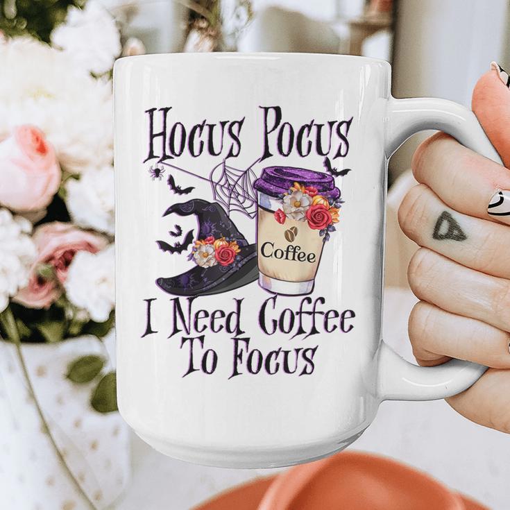 Hocus Pocus I Need Coffee To Focus Halloween Teacher Graphic Print Coffee Mug, funny design