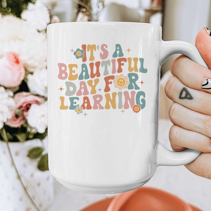 It's a Beautiful Day For Learning Teacher Students Men Women Graphic Print Coffee Mug, funny design It's a Beautiful Day For Learning Teacher Students Men Women Graphic Print Coffee Mug, funny design