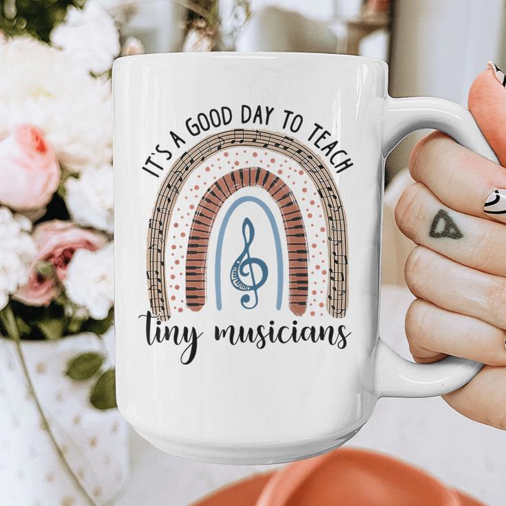 Its A Good Day To Teach Tiny Musicians Music Teacher Rainbow Graphic Print Coffee Mug, funny design Its A Good Day To Teach Tiny Musicians Music Teacher Rainbow Graphic Print Coffee Mug, funny design