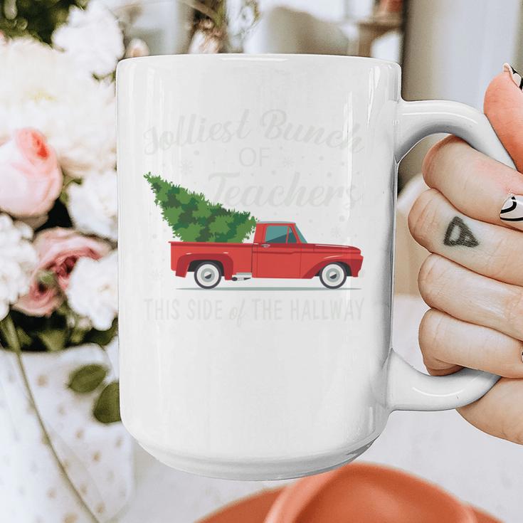 Jolliest Bunch Of Teachers This Side Of The Hallway Graphic Print Coffee Mug, funny design Jolliest Bunch Of Teachers This Side Of The Hallway Graphic Print Coffee Mug, funny design