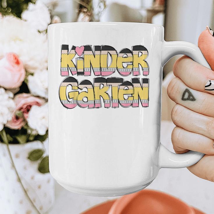 Kindergarten Pencil First Day Of School Teacher Toddler Kids Graphic Print Coffee Mug, funny design Kindergarten Pencil First Day Of School Teacher Toddler Kids Graphic Print Coffee Mug, funny design