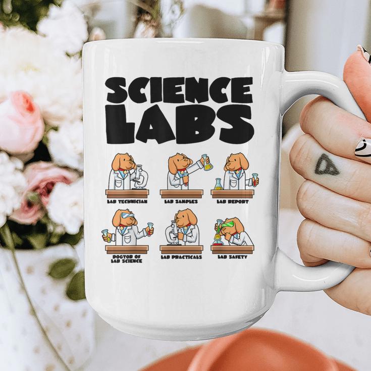 Labrador Retriever Science Labs Dog Lover Teacher Graphic Print Coffee Mug, Science Teacher Gifts, funny design