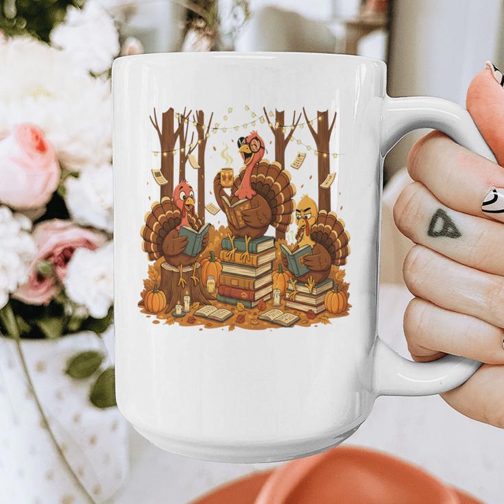 Librarian Turkey Reading Book Fall Thanksgiving Teacher Book Graphic Print Coffee Mug, funny design Librarian Turkey Reading Book Fall Thanksgiving Teacher Book Graphic Print Coffee Mug, funny design